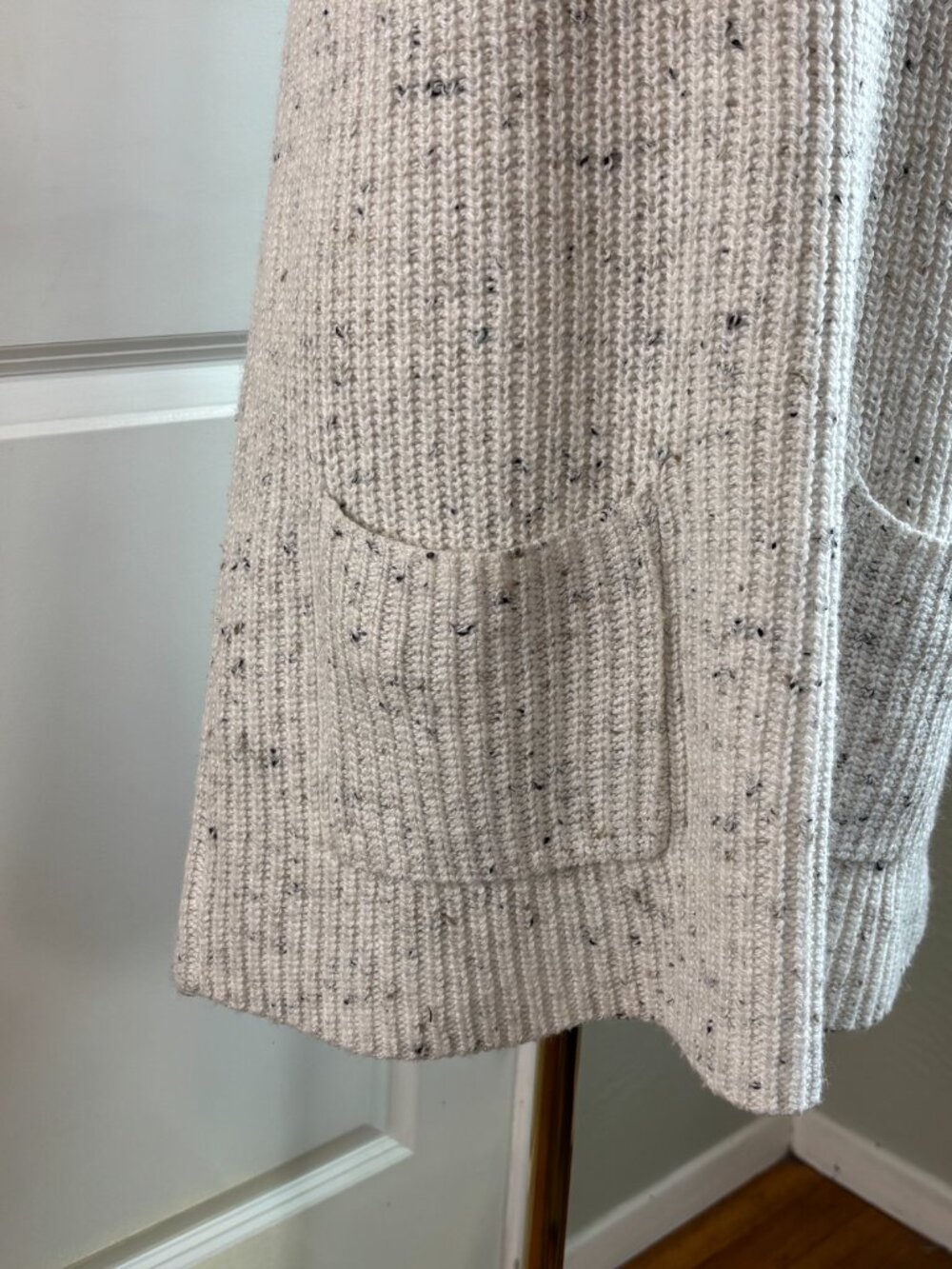 Bundle 2/$30! Leith Sleeveless Cowl Neck Sweater Dress Tunic Medium Oatmeal - Picture 4 of 12